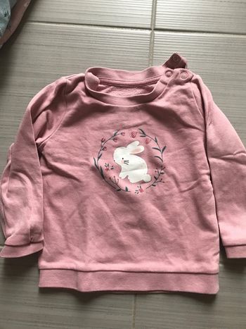 Pull lapin rose c&a