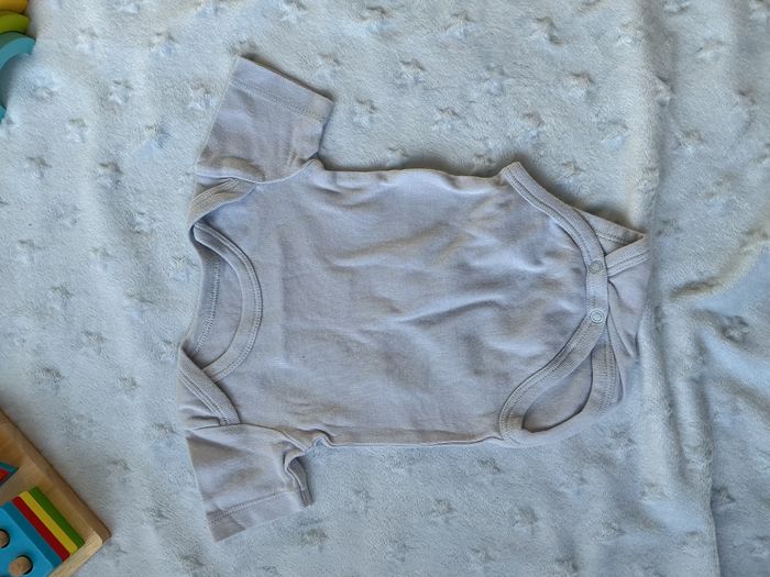 body manches courtes bleu 3 mois - photo numéro 3