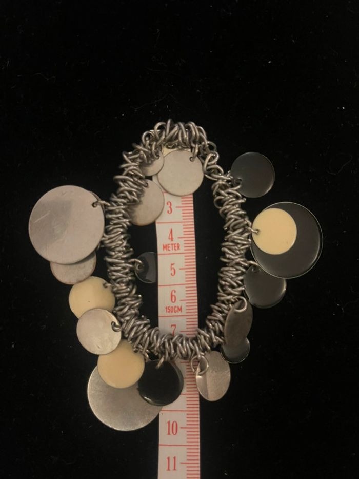 bracelet argenté et nacré - photo numéro 4