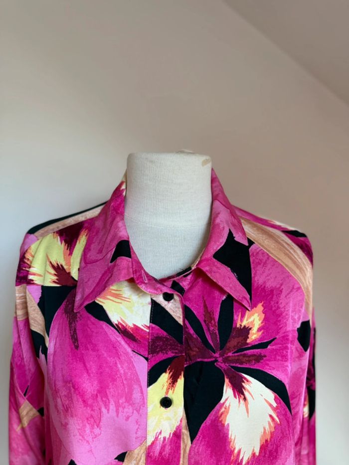 Superbe chemise ou veste legere neuve en viscose coloré H&M 🌸 42 XL - photo numéro 2