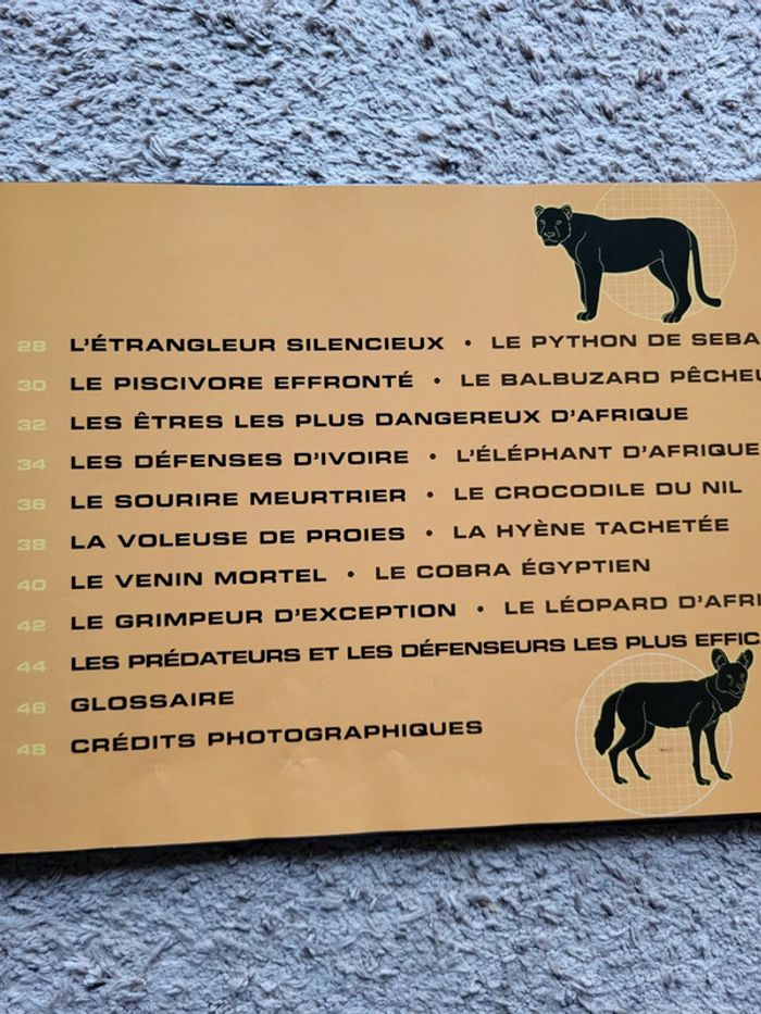 Livre documentaire enfants Zoom sur les animaux d'Afrique - photo numéro 4