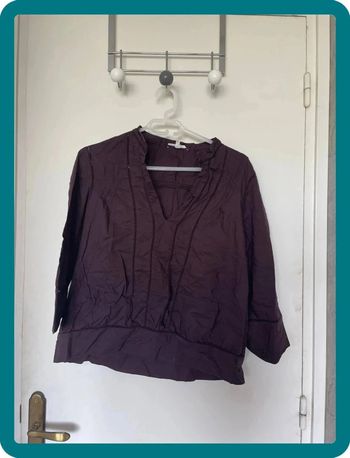 Blouse violet foncé