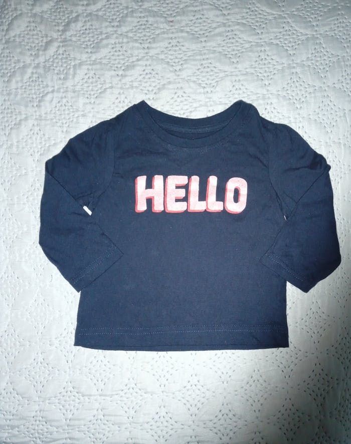 Haut manches longues 6-9 mois 👶