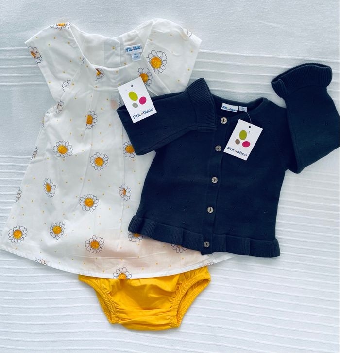 Ensemble Robe p’tit bisou 9 mois - photo numéro 5