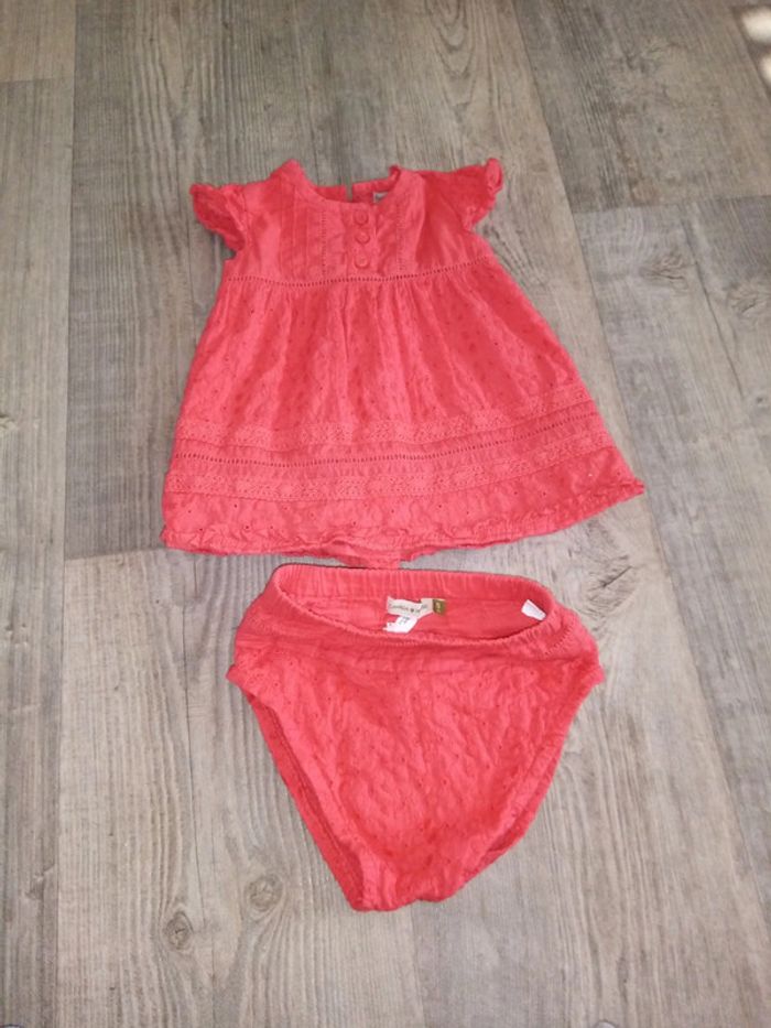 Ensemble haut et culotte 6mois fille