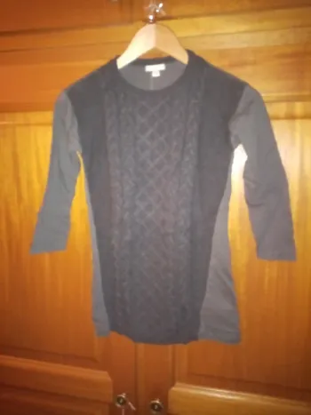 Robe pull gris anthracite