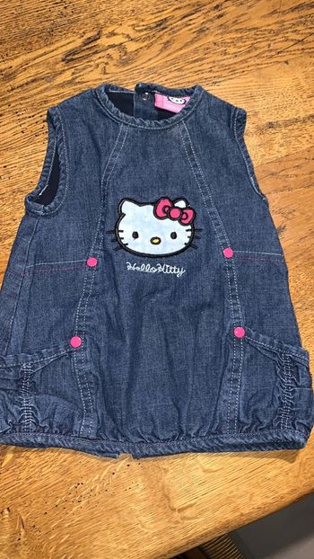 Robe en jean hello kitty