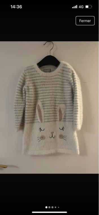 Robe pull chaude effet fourrure primark