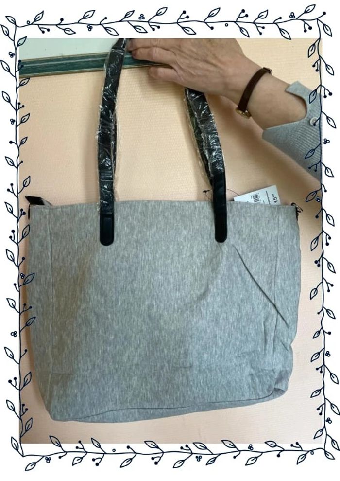 Sac gris à motifs, marque Jennyfer - photo numéro 2