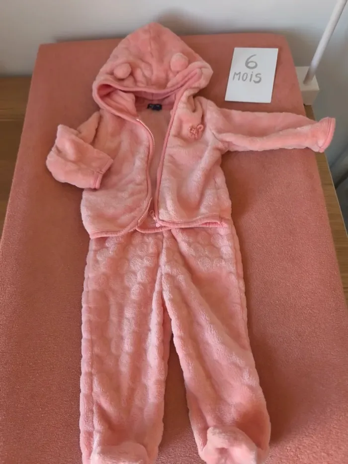 Ensemble chaud fille 6 mois
