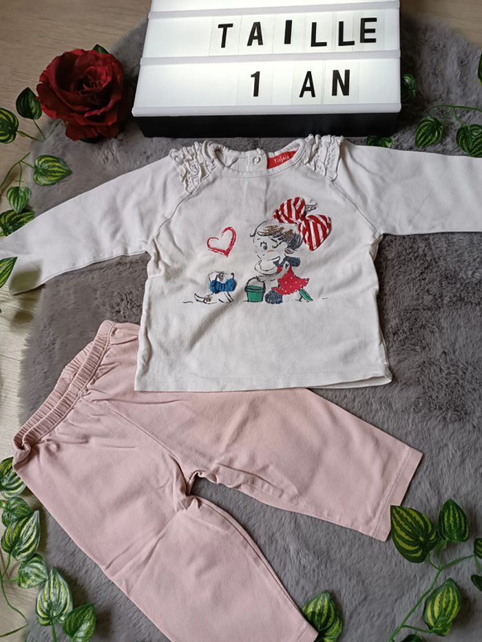 Ensemble d'été fille 12 mois Tissaia