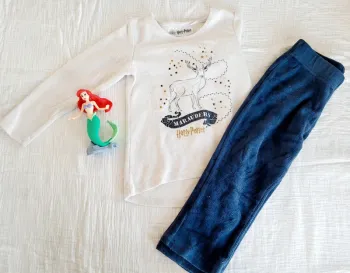 Pyjama 2 pièces velours Harry Potter