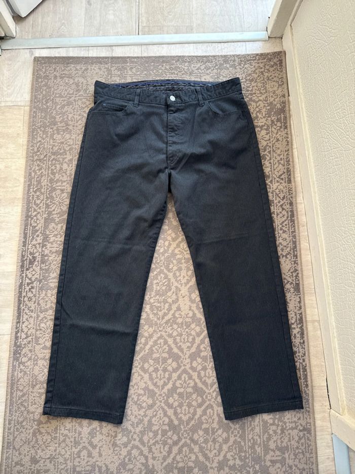 Pantalon noir Brice côtelé – Taille 48 – Très bon état