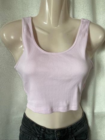 Joli t-shirt top rose M Ginatricot