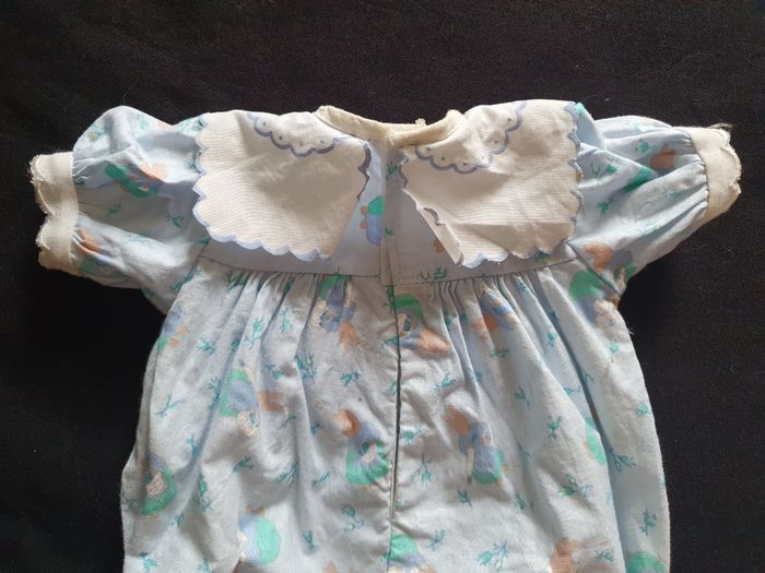 Vêtement bleu pour Poupée nouveau né garçon Corolle 1992 vintage - photo numéro 5