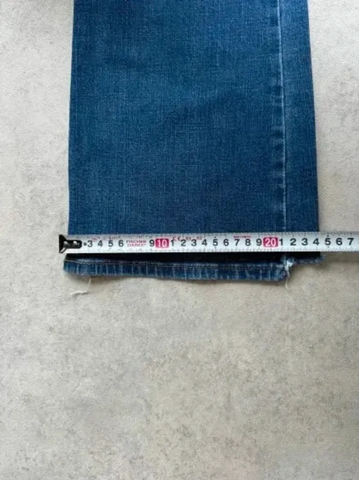 Jeans Levi's 518 W32 FR42 coupe patte d'eph évasé bleu Femme Women pan579b - photo numéro 5