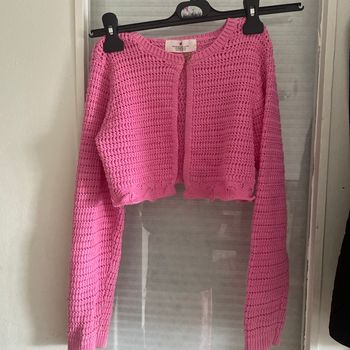 Gilet rose enfant fille 🎀