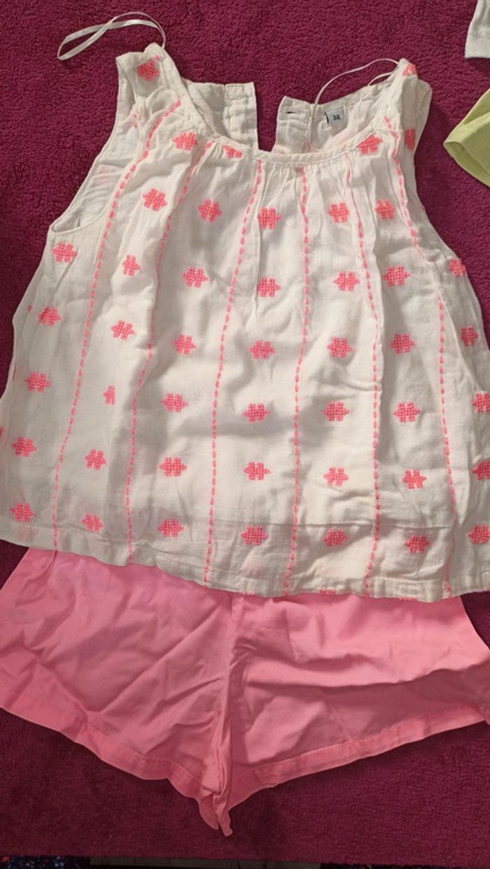 Lot de 2 ensembles short + débardeur - photo numéro 2