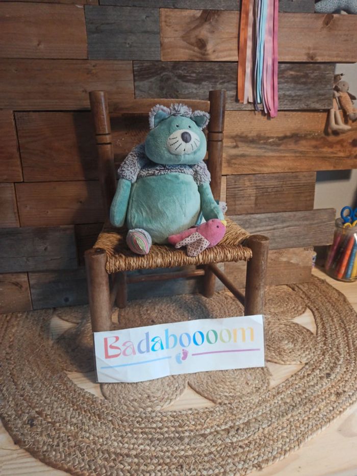 Peluche chat les Pachats moulin roty tbe