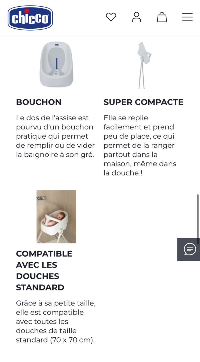 Baignoire de douche Chicco Bubble n’est - photo numéro 6