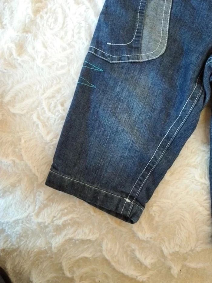 Pantalon doublé style jeans Garçon 6 mois Les enfants sont comme ça "Baby newspaper" - photo numéro 7