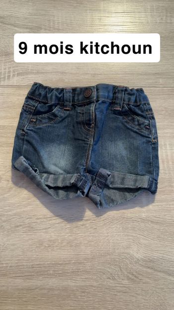 Short en jean