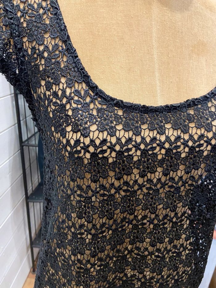 Haut dentelle noir