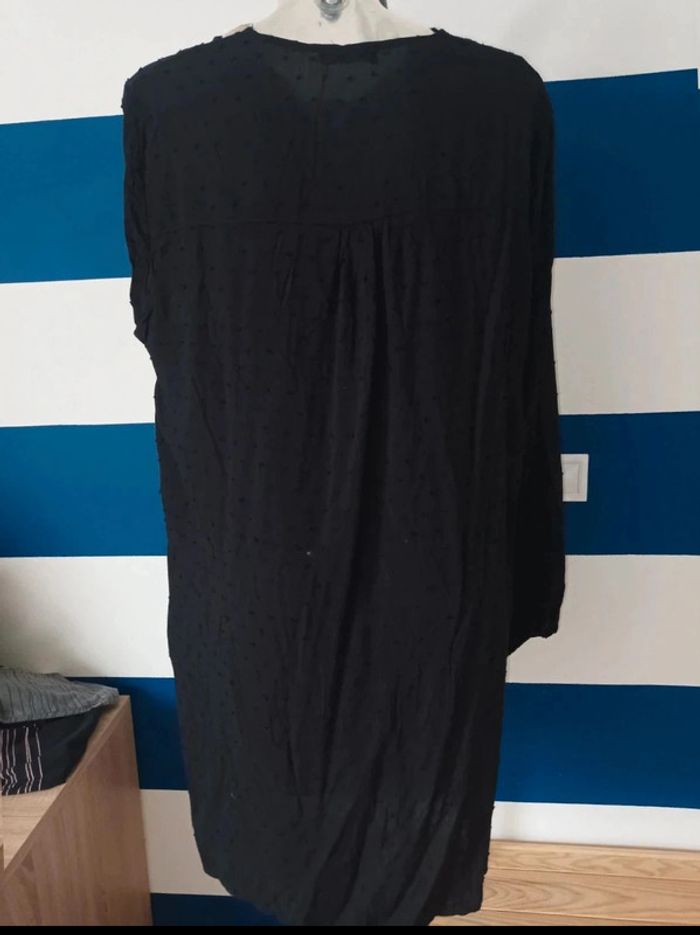 Robe manches longues noir SEN Paris neuve femme taille 40 - photo numéro 4