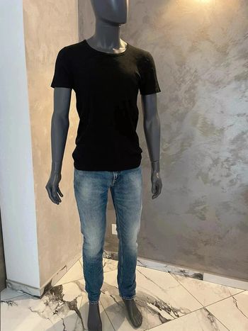 Tee shirt noir uni L