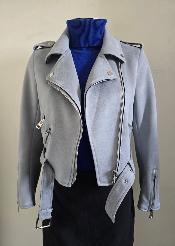 📌Blouson Zara Style Perfecto en Suédine - photo numéro 2