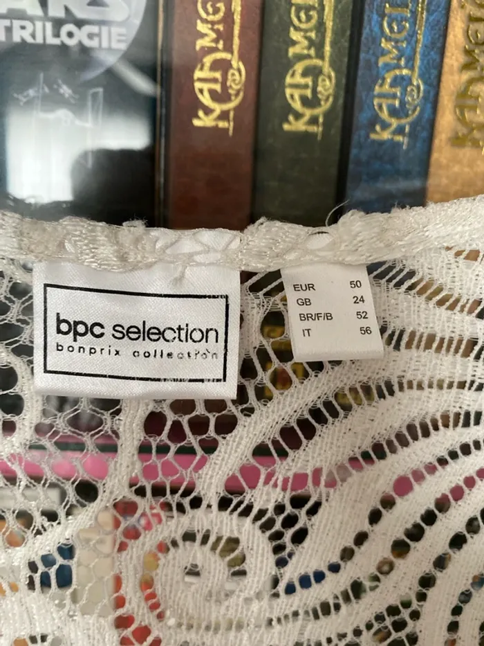 jolie tunique blanche avec dentelle BPC 52 - photo numéro 4