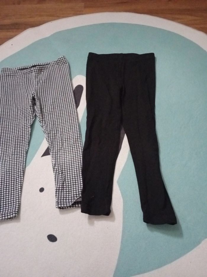 Lot 2 leggings 4 ans - photo numéro 3