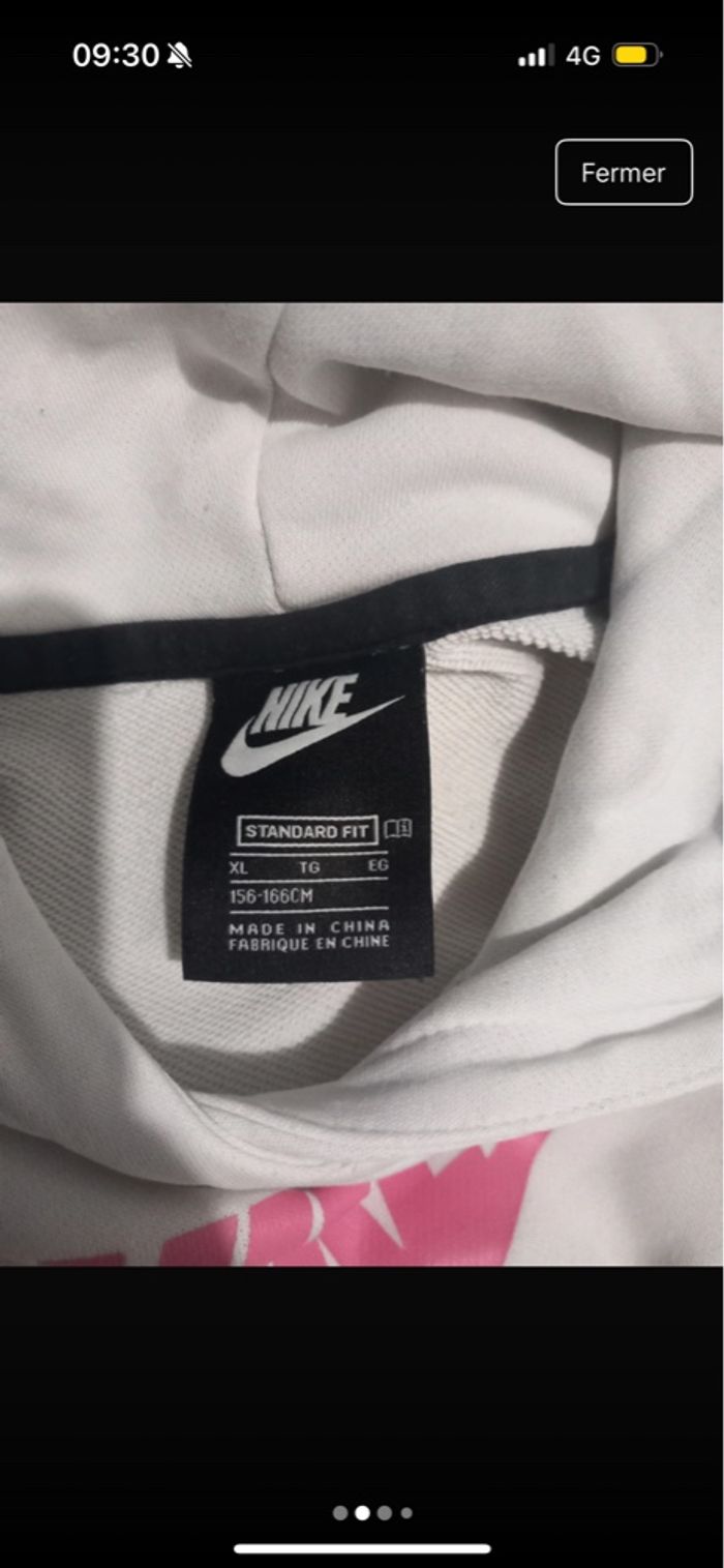 sweat à capuche nike femme - photo numéro 2