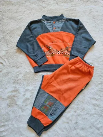 🧡🩶 Ensemble jogging Z kids 18 mois 🩶🧡