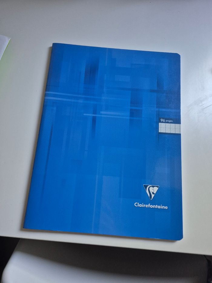 Cahier clairefontaine 96 pages