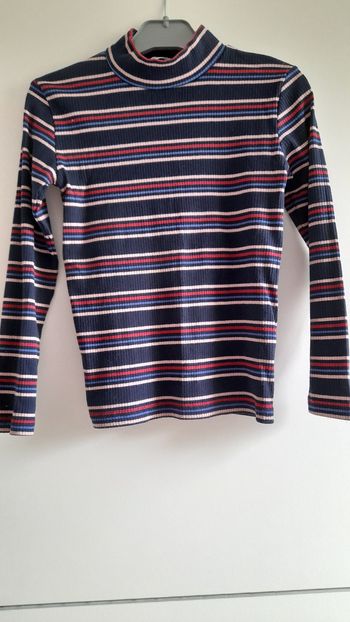 Tee-shirt côtelé fille 8ans