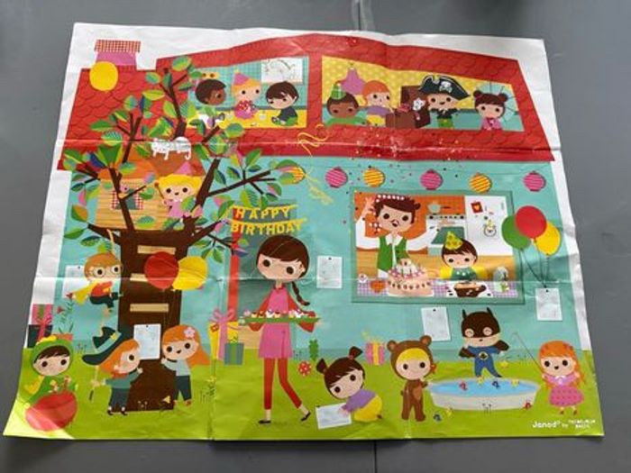 Valisette Puzzle Janod Goûter d' Anniversaire 36 Pièces, - photo numéro 9