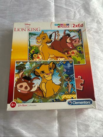 2 puzzles roi lion