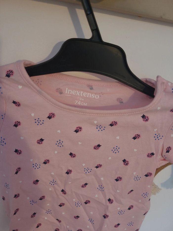 T-shirt bébé fille coccinelle 🐞 - photo numéro 2