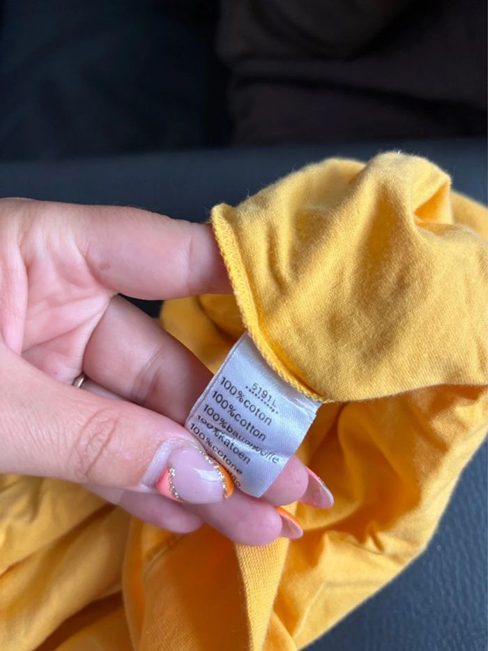T shirt/polo Lacoste -édition Golf jaune - 100% coton - en très bon état - taille 40/L - photo numéro 6