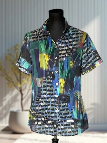 Chemise imprimée graphique – Terre del Vento (Italy) T.42