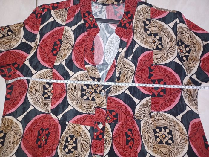 Robe longue légère motif éthnique - photo numéro 5