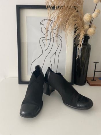 🌸bottines noir  rosa lipty taille 38 🌸