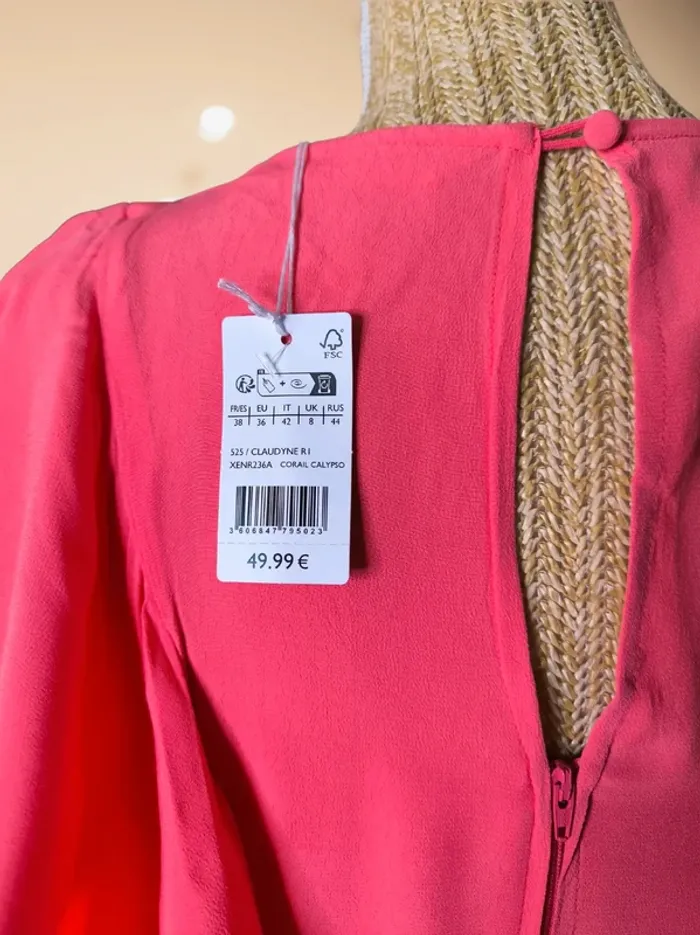 Robe Naf Naf Corail - photo numéro 3