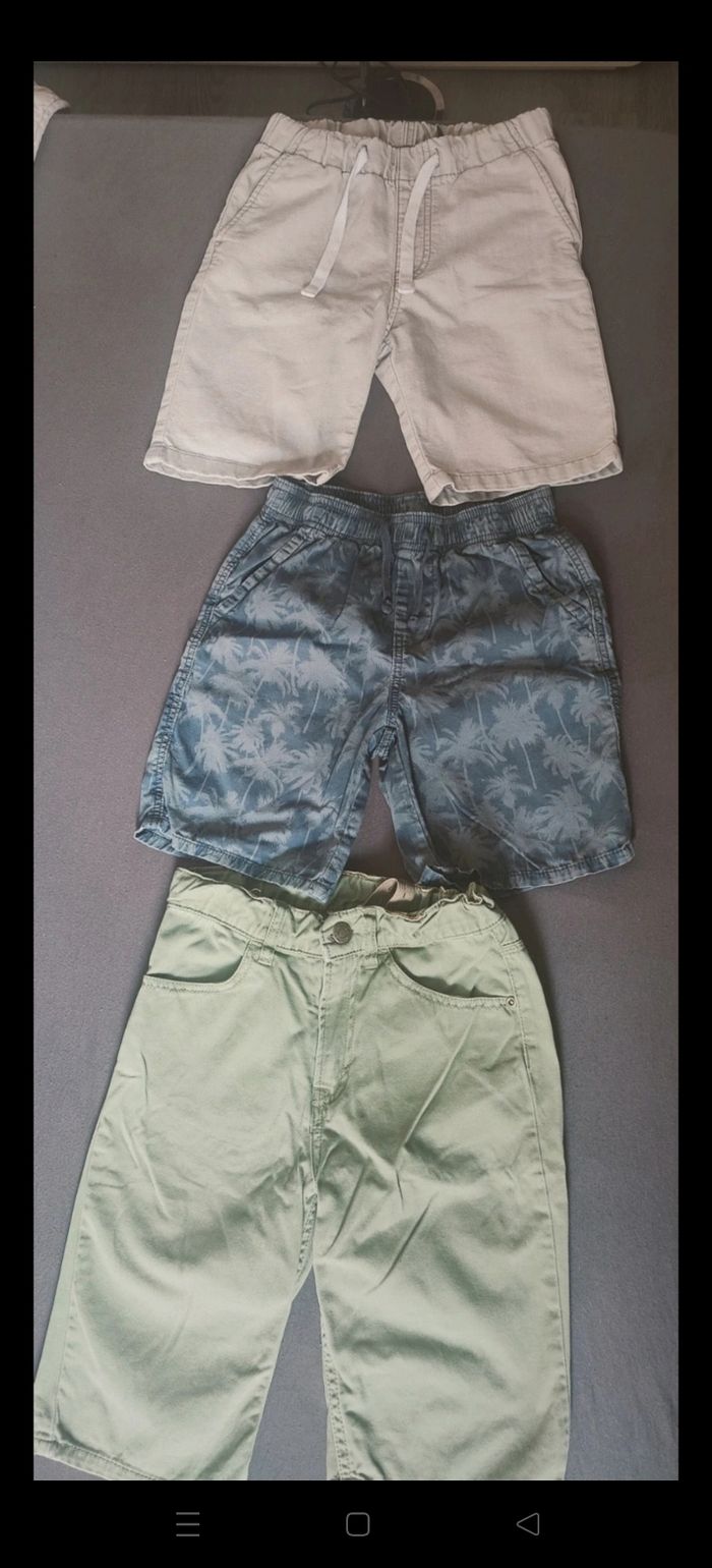 Lot 3 bermuda garçon en 8 ans
