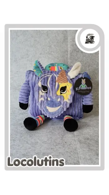 🚂 Sac à dos enfant Déglingos Kiprokos ▪ zèbre licorne violet turquoise