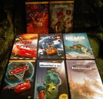 Walt Disney Pixar Pack 8 films DVD