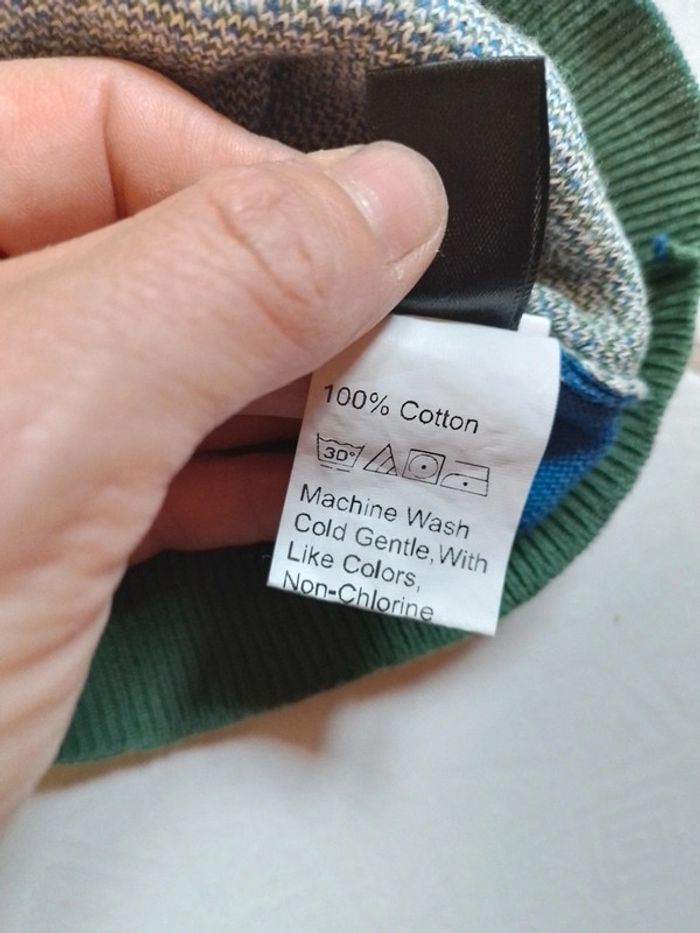 Pull femme croq top à carreaux vert et bleu Shein - photo numéro 12