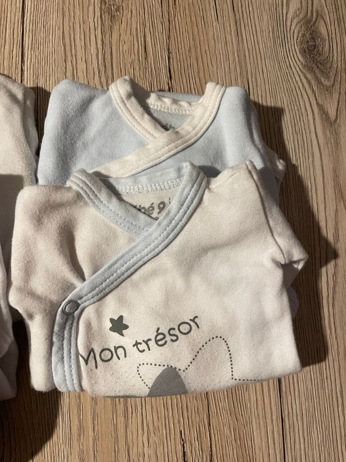 Lot de bodies bébé 0 mois / naissance / 8 pcs - photo numéro 3