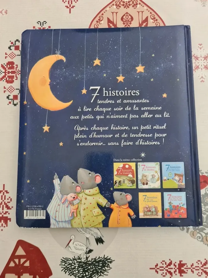 Livre 7 histoires pour que les petits s’endorment sans faire d’histoires - photo numéro 2